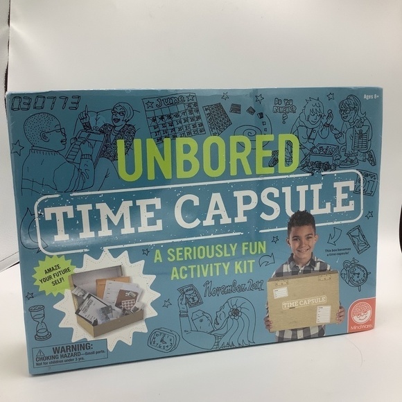 Unbored TIME CAPSULE A Seriously Fun Activity‎ Kit MindWare Ages 8+ Sealed NEW - Picture 5 of 5